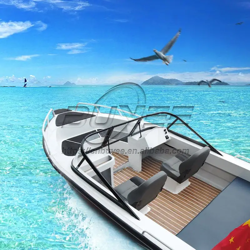 China Manufacturer Offshore 4.8m/16ft Small Aluminium Alloy Boat  Outboard Motor Marine Racing Boat