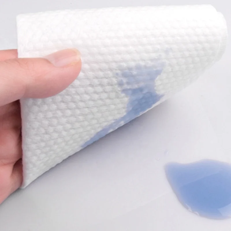 TNT 100% Bamboo PLA Polyester Rayon Viscose Cotton Cloth Spun Lace  Non-woven Spunlace Nonwoven Non Woven Fabric For Wet Wipes