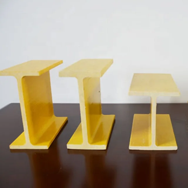 Fiberglass Building Material I Beam Channel Steel Square Rectangle Square Tube Round Pipe FRP Pultruded Profiles