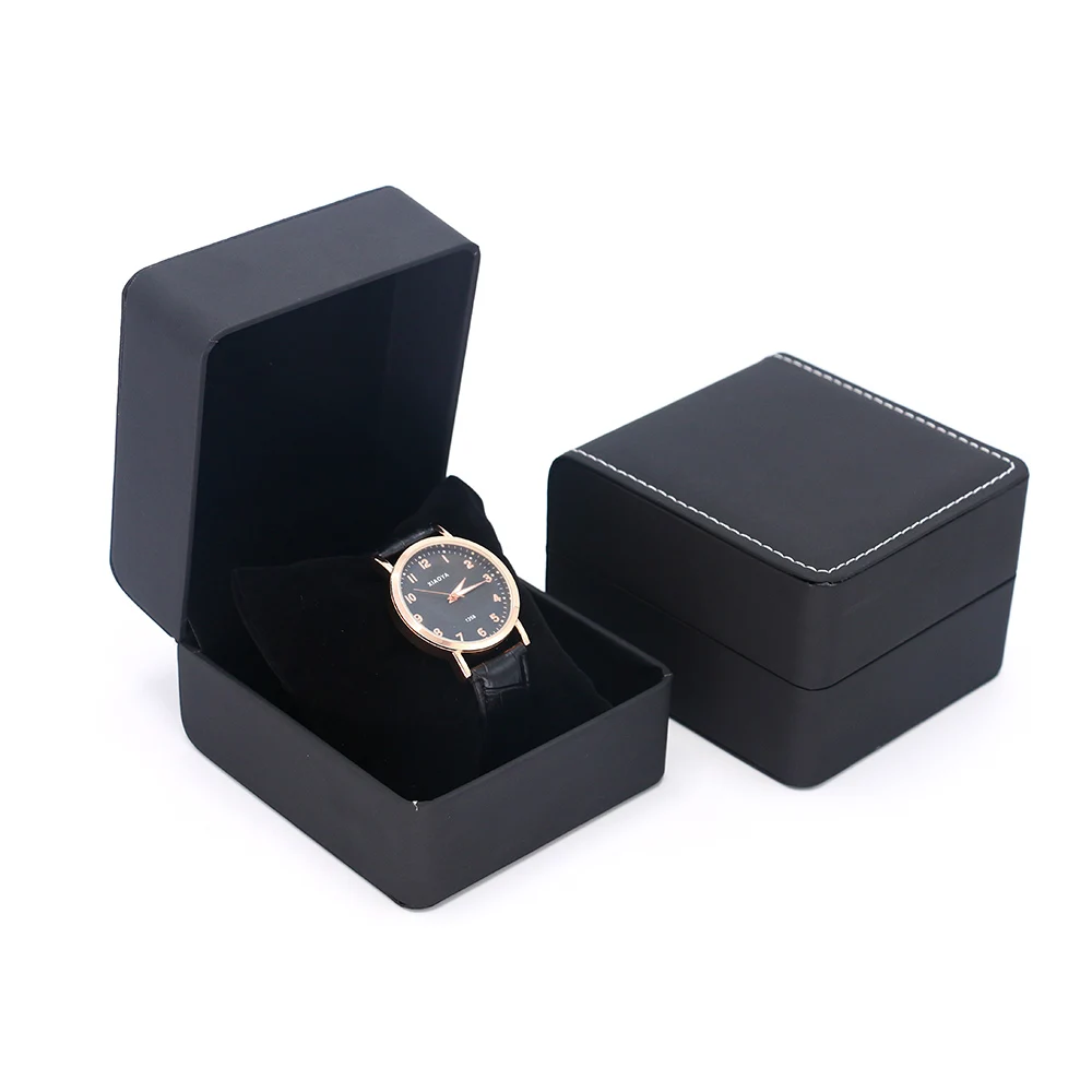 High End PU Leather Watch Packaging Cases Watch Display Organizer Gift Box Packaging Customizable Logo