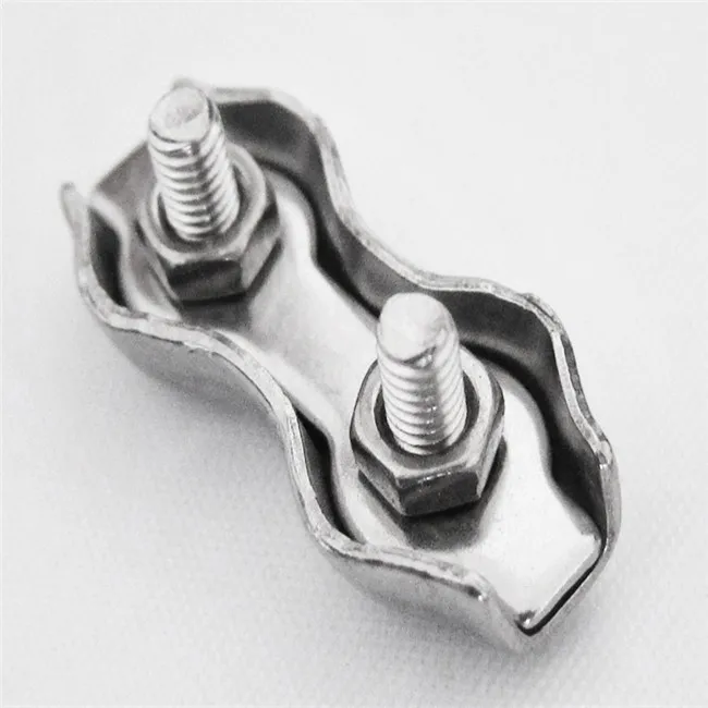 Wire Rope Clamps Stainless Steel Clips Polished for Lifting
