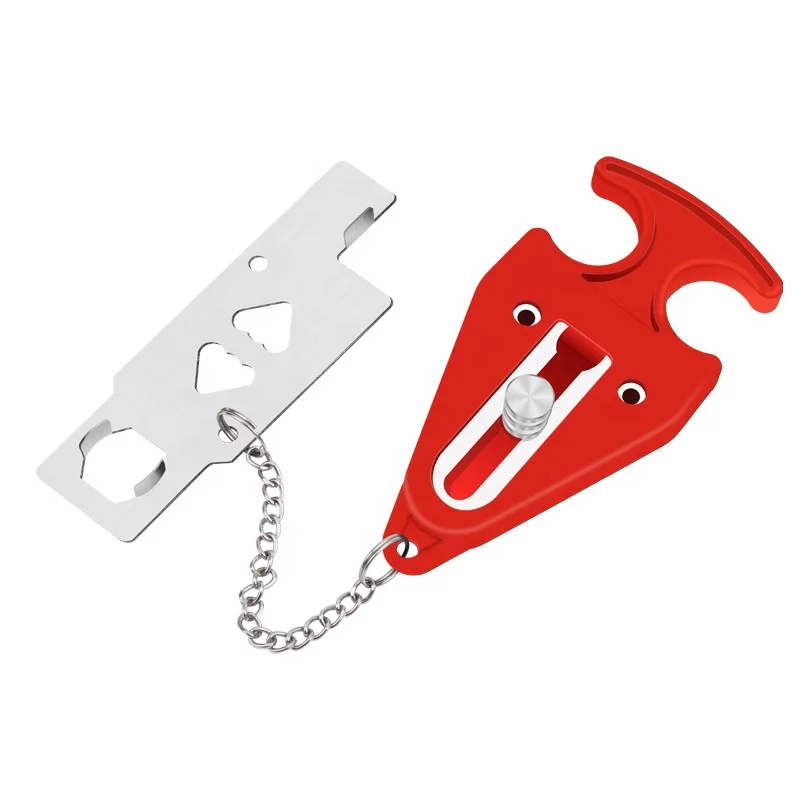 Wholesale High Quality Apartment Home School Traveling Security Padlock Portable Hotel Door Lock keychain