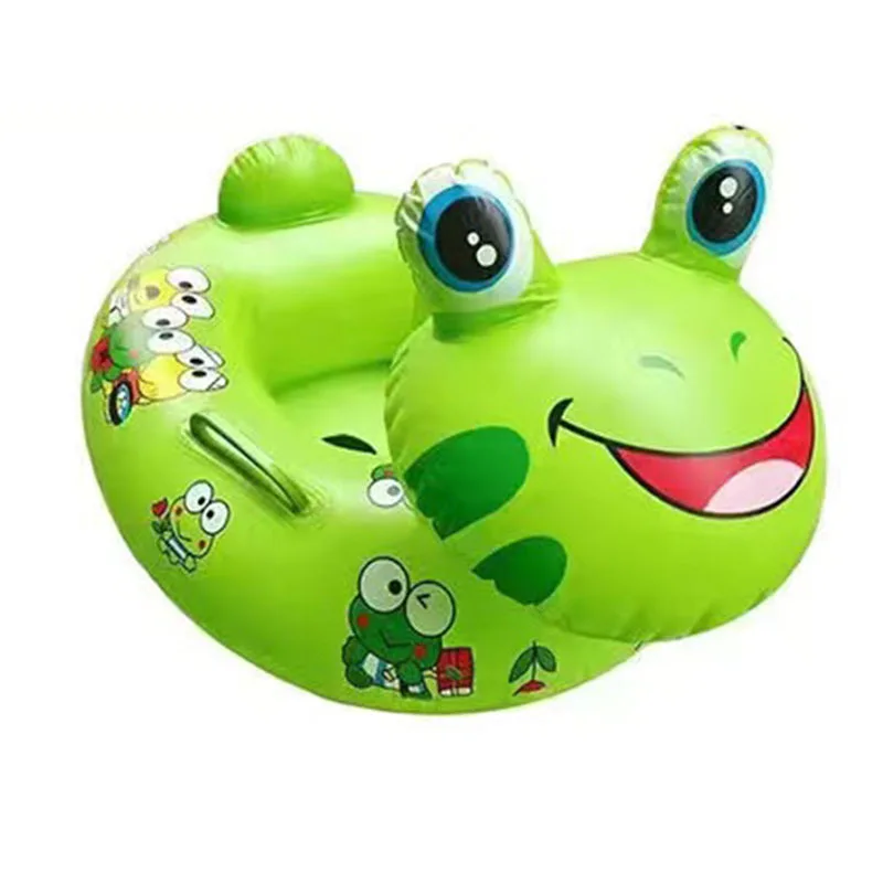 Cartoon Animal Shape Inflatable Kids Seat Swimming Ring For Toddlers Summer Beach Float Toys