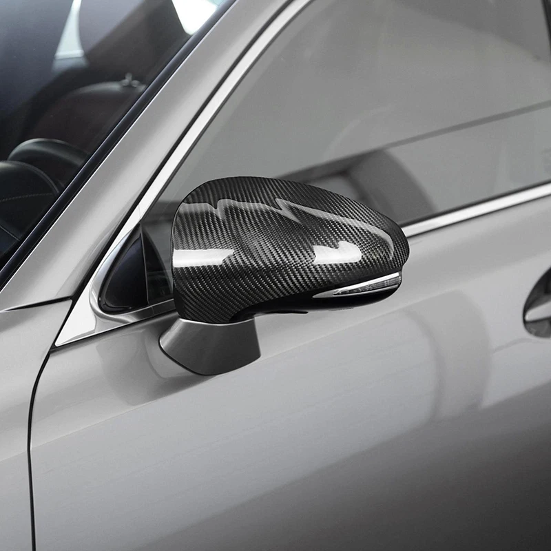 Shasha Carbon Mirrors Replace  Car Carbon Fiber Rear View mirror outer shell For Lexus ES IS GS 2013 2014 2015 2016 2017-2020
