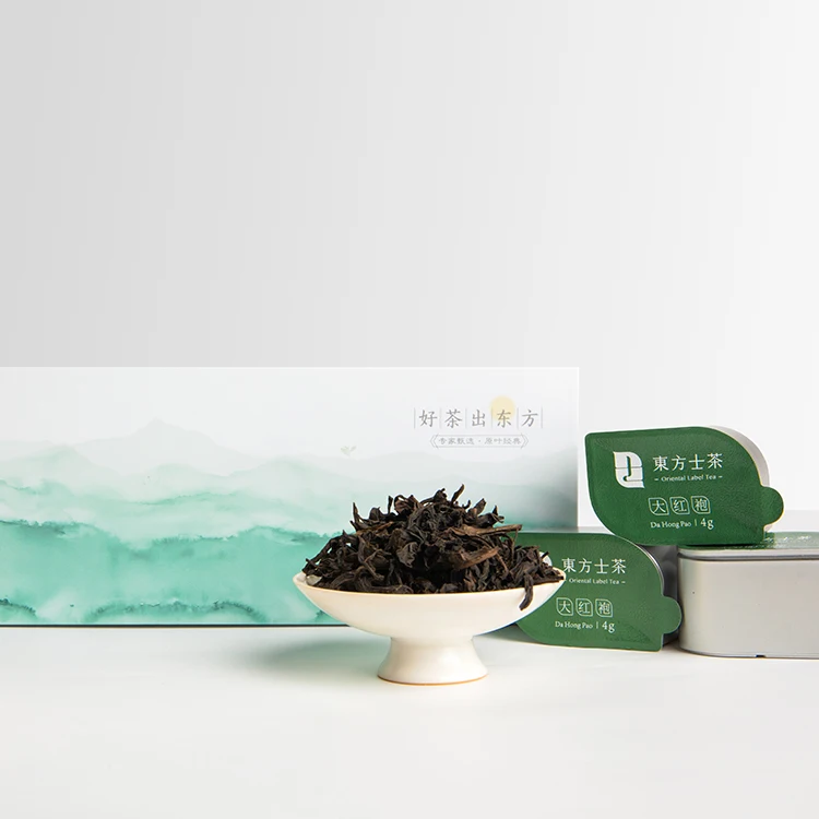 
Easy To Brew Slimming Gaba Fermented Loose Leaf Da Hong Pao Red Robe Oolong Tea 