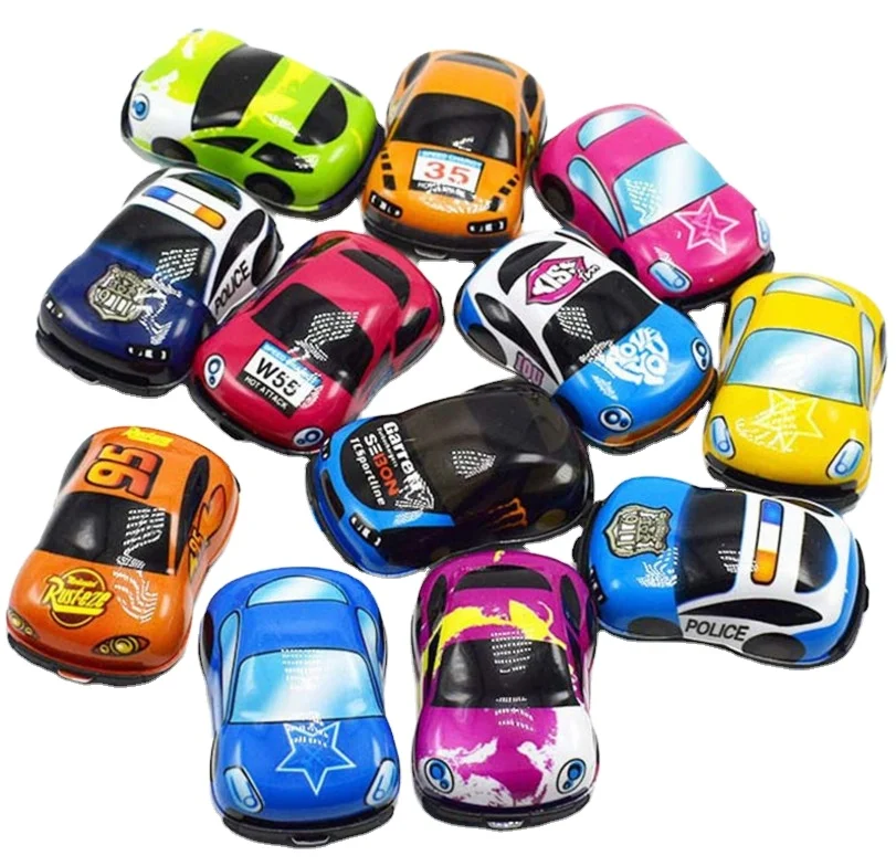 Пластиковый мини-автомобиль, игрушки, мультяшная мини-модель автомобиля, Подарочные игрушки для детей