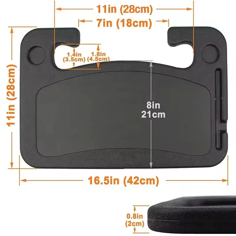 Auto Steering Wheel Desk Laptop Tablet Car Travel Table  Eating Steering Wheel Tray