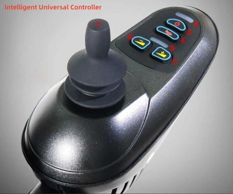 Excellent Lightest acid-lead  Battery Electric Wheel Chair Lightweight Portable Foldable Electric wheelchair with Long Distance