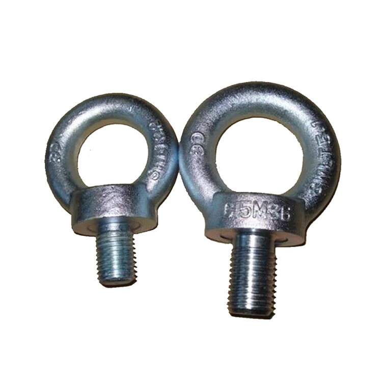 High Strength Carbon Steel Drop Forged Galvanized Din580 Lifting Eye Bolt