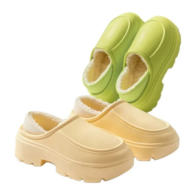 Hot selling waterproof warm shoes Cute Casual Shoes Candy Multi Color Woman Flat Boots for winter