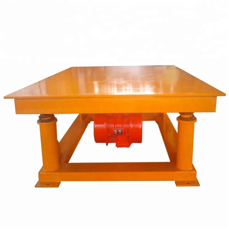 High effective cement vibro table concrete automatic shaking table for paving brick