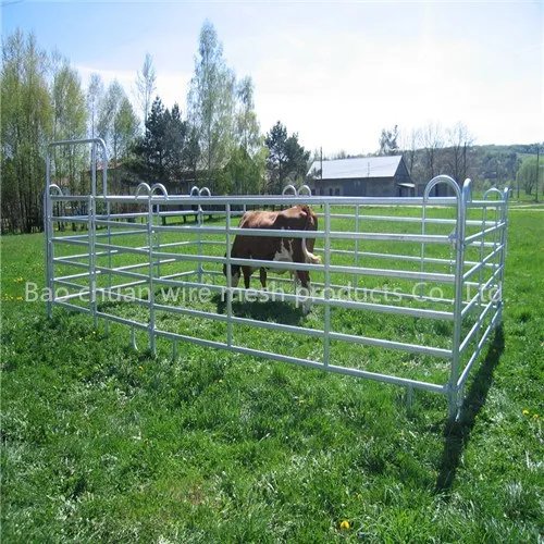 Hot Dip Galvanizing Security Fence for Farm Livestock Metal cattle fence Panel for livestock panel