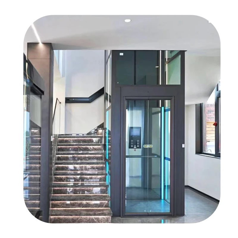 Indoor/Outdoor 2-4 Floors Cheap Home Elevator, Customized Villa Elevator, Lift for Safety of Houses