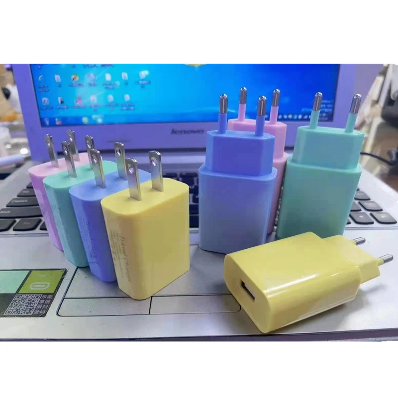 Macaron Color 2A Mobile Phone Charger For iPhone 12 Pro Max Wall Charger For Apple Android USB Fast Charging For iPhone Adapter