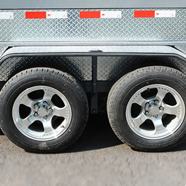 Galvanized livestock 2/3 horse transport trailer