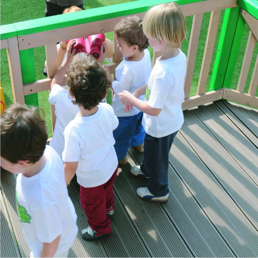 Boardwalk Solid Composite Decking Co-extruded Wpc Composite Decking Boards For Outdoor Floor Covering