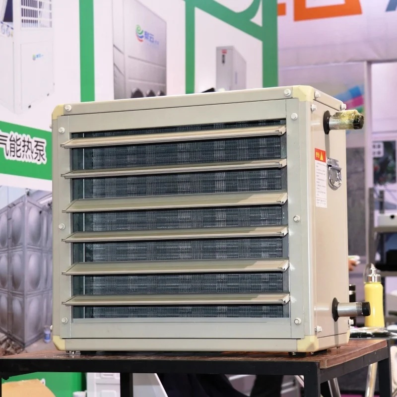 Water fed air heater and cooler unit heaters for industrial, greenhouse, poultry house, warehouse
