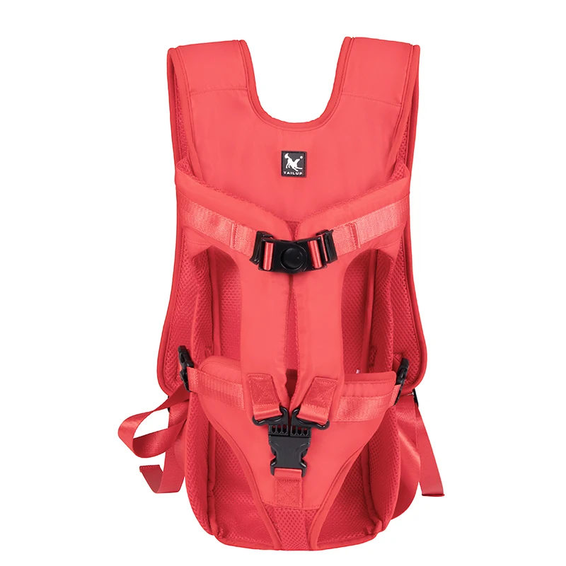 2022 TAIL UP Legs Out Pet Chest Carrier Backpack Safety Travel Bag for Small Medium Dogs Cats