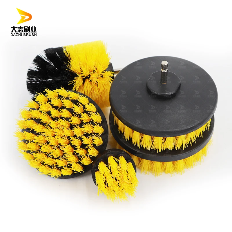 3pcs Power Scrubber Brush Sets Electric Drill Cleaning Brush Tool For Cordless Drill Attachment Kit Power Scrub Brush