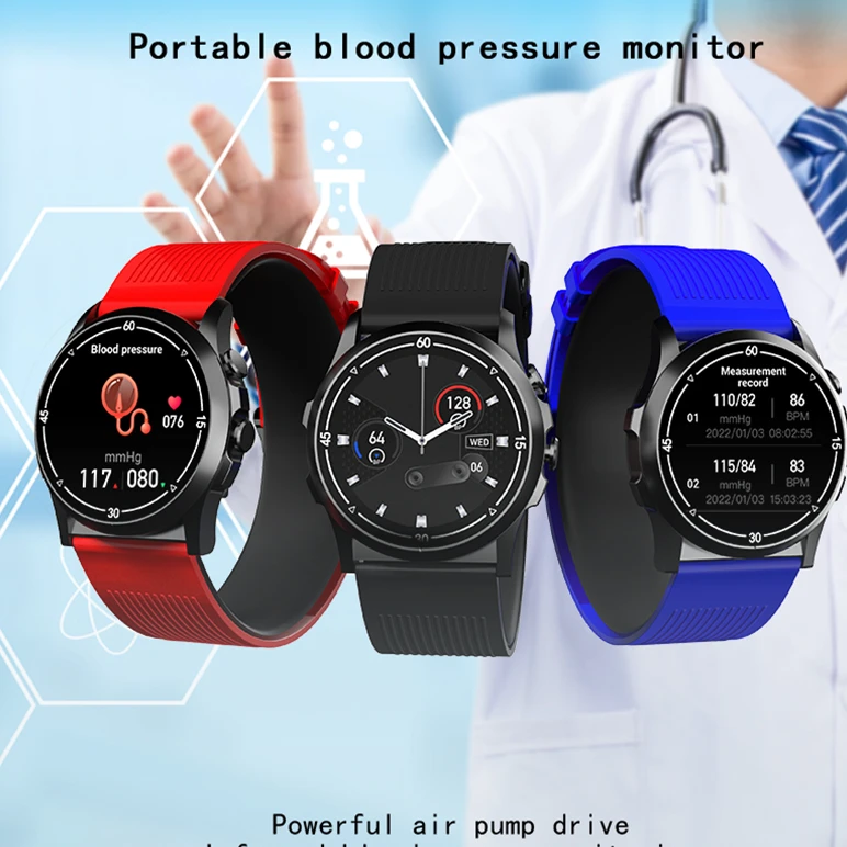 2022 360*360 пикселей медицинская точность пульсометр часы медицинский уровень умные с Ppg