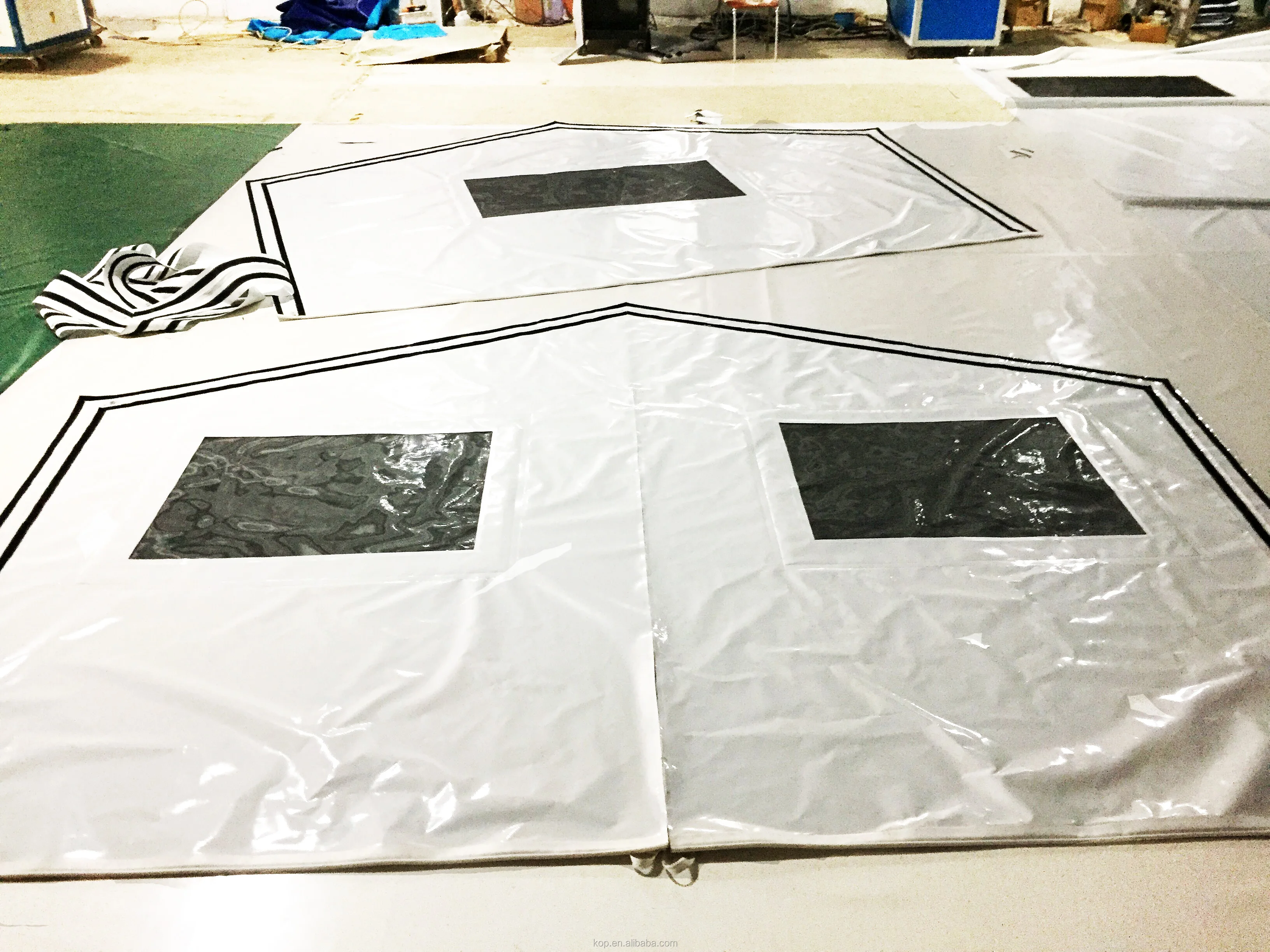 PVC Laminated flex banner--Blockout one side printable 500D*500D 9*9 440gsm truck tarpaulin