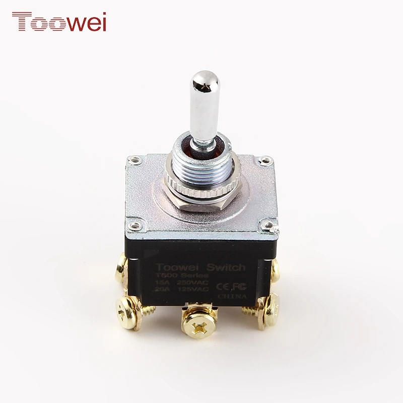 Mini toggle switch 6 Pin 250V 6A 125V IP67 waterproof toggle switch