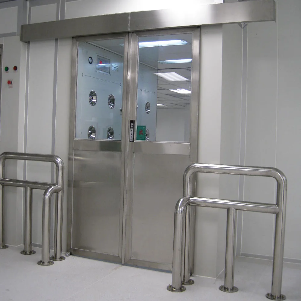 Modular Single Person Cleanroom Stainless Steel Air Shower with Air Interlocked System Air Shower