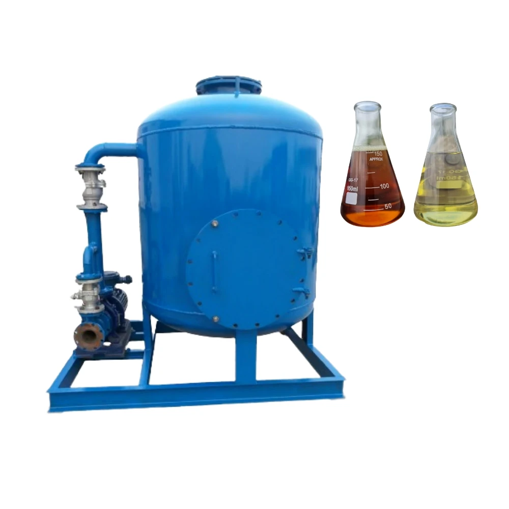 high speed black oil cleaning equipment  type of construction tank for silica gel sand