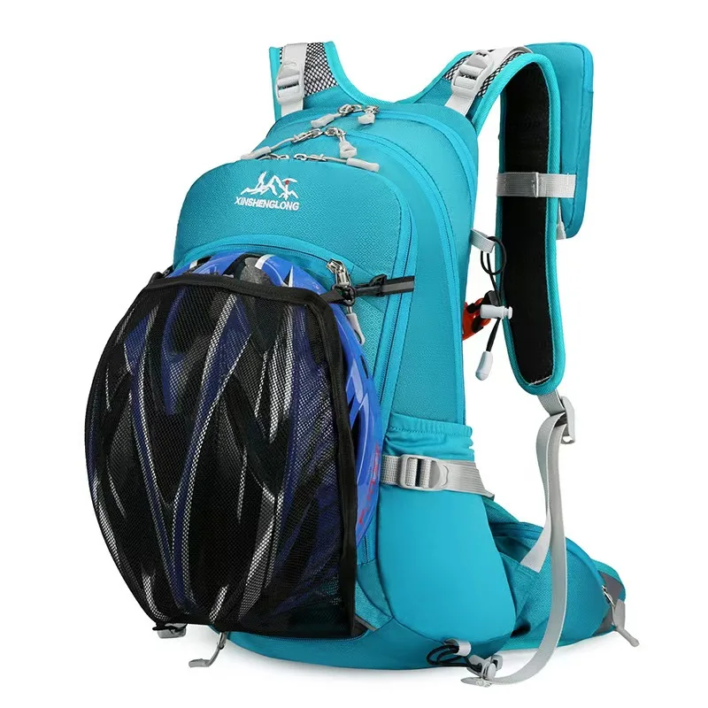 Mult-function Shoulder Strap 20L Outdoor Ladies Riding Reflective Strip Design Waterproof Hiking Bicycle Backpack