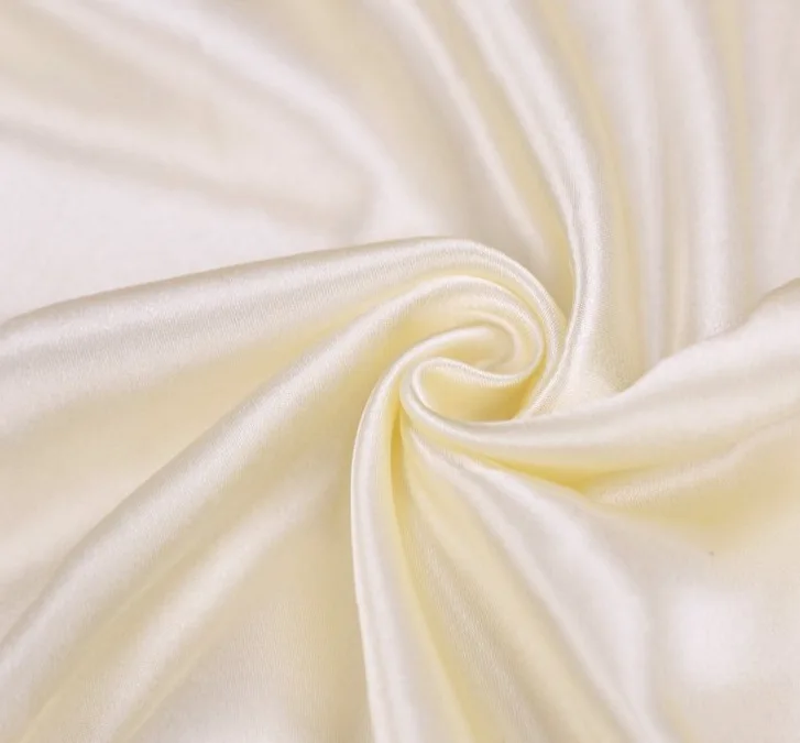 Danlu Textile Wholesale Stretch Royal Duchess Bridal Satin Fabric for Wedding Dress 100% Polyester Satin Fabric