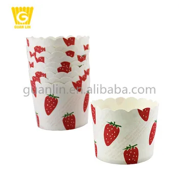 Decorative party use custom paper muffin baking cups cupcake holders