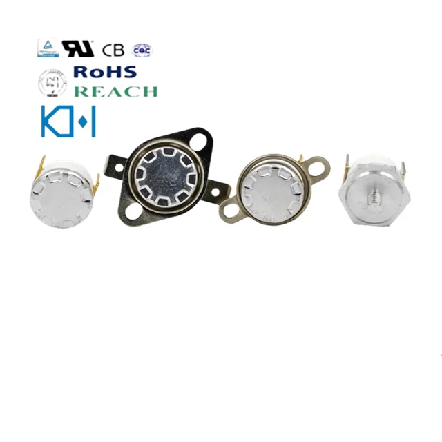 KH Manufacture Bakelite And Ceramic Material Electric Kettle Thermal Switch KSD301 Thermostat 125V 250V