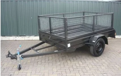ATV cage box trailer tipping in hot galvanizing  A17 7*5