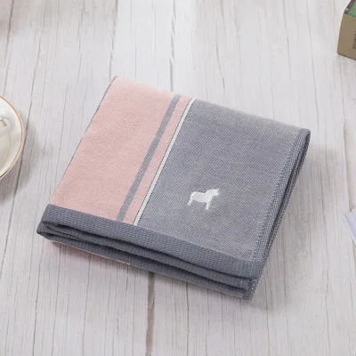 Cute small soft absorbent cotton child face towel