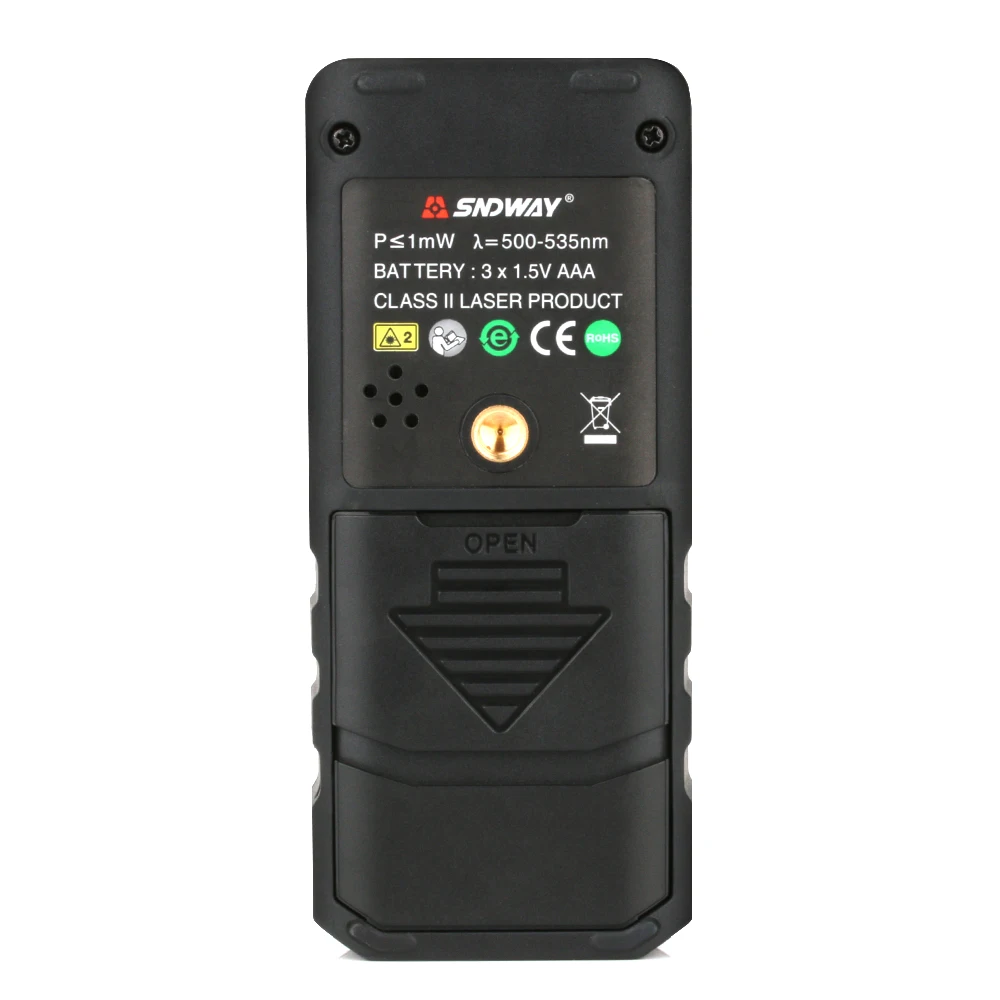 SNDWAY SW-100G Laser Long Distance Rangefinder Digital Range finder Laser Tape Distance Ruler Sensor Distance Meter
