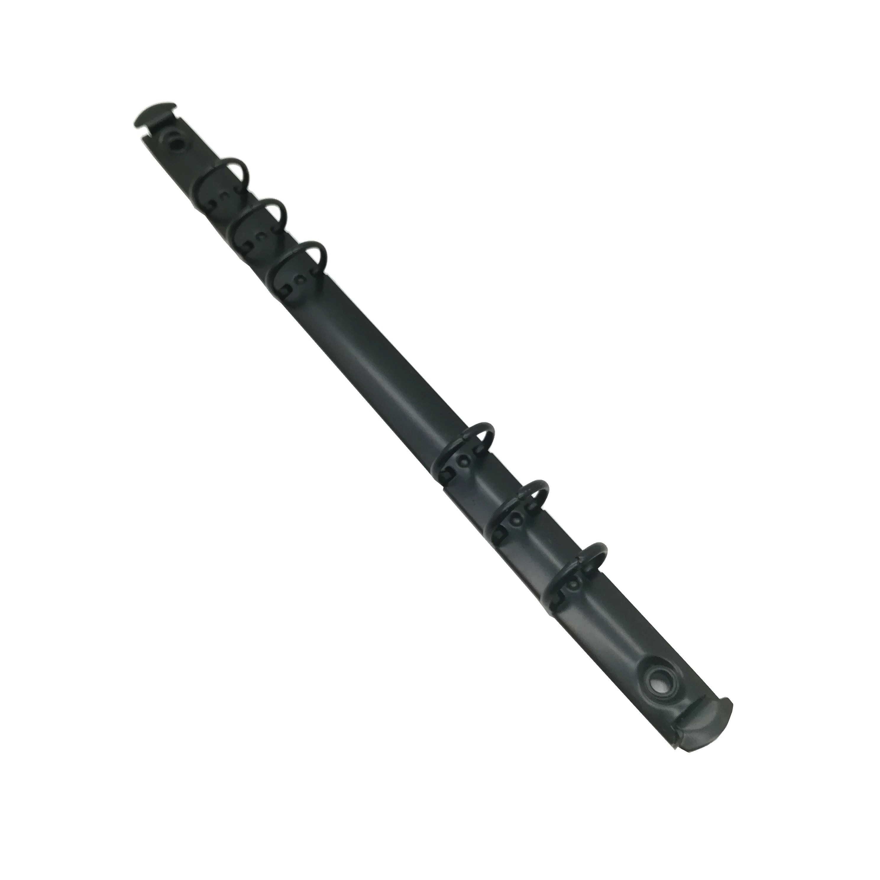 paper clip holder file fastener metal black colour  mini  6 o ring binder mechanism