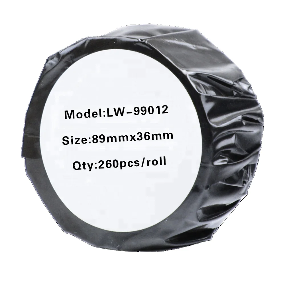 Thermal Transfer Printer Compatible 99012 Industrial Address Shipping Label Paper Labels for Writer 450 (260 Labels) 36mm X