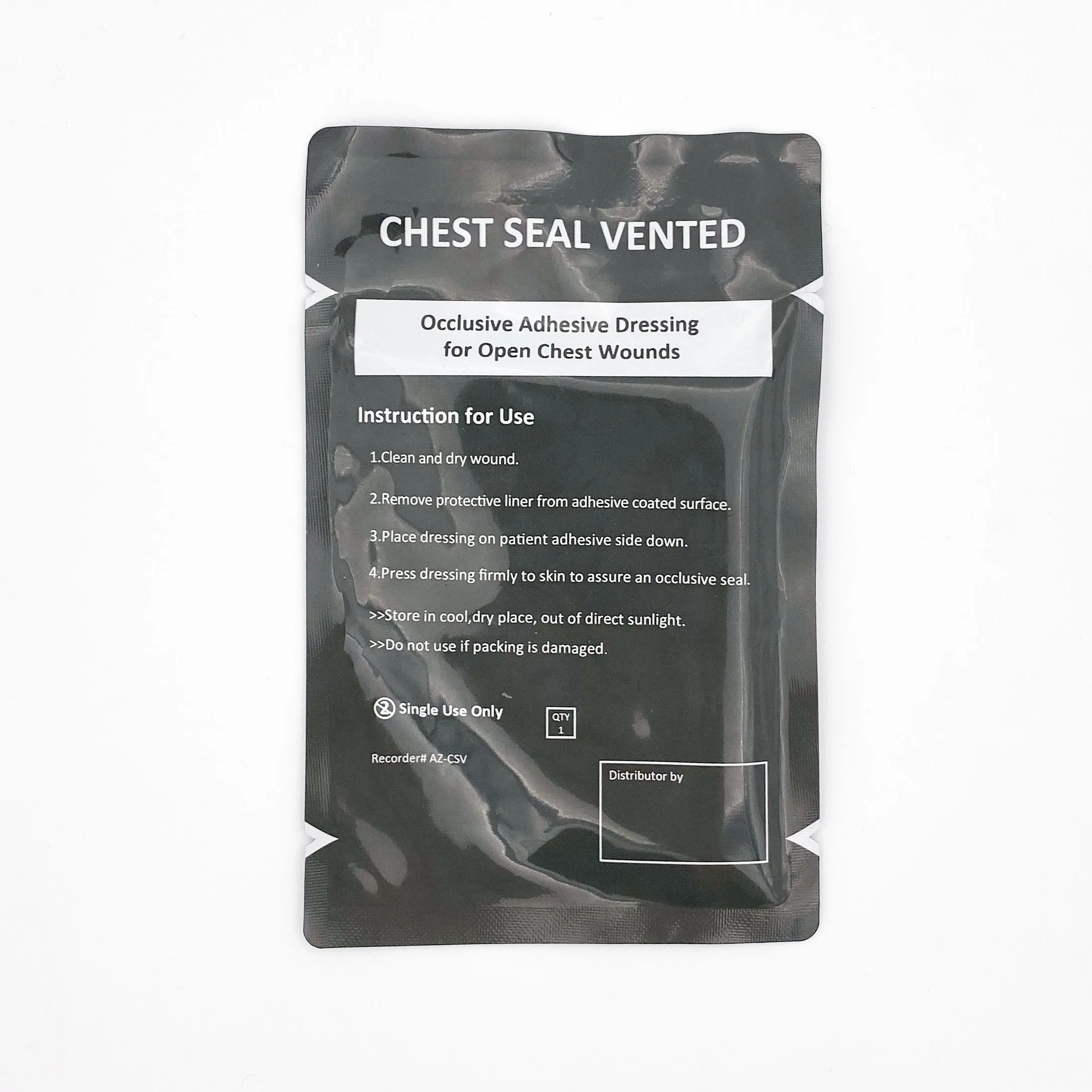 In stocked Emergency  First Aid chest seals non vented Medical Tactical first aid vented chest seal IFAK Chest Seal