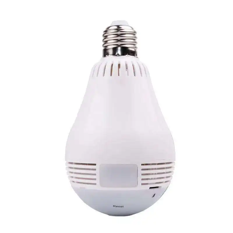 Wireless IP Camera WiFi 960P Panoramic Cam Bulb Home Security Camera Remote Monitor 360 Degree View Two-Way Audio APP Control