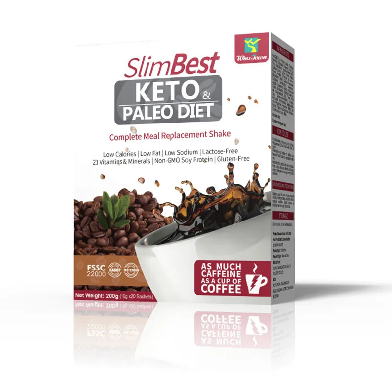 Slim Best Keto Coffee Diet Weight Loss Powder Instant Coffee Powder Box Packaging Xiamen a Grade Man Power Energy Coffee Normal