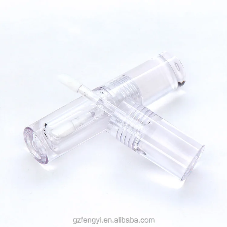 Small Size Lip Gloss Container,  Transparent Lip Gloss Container Tube, Customized Lip Gloss Tube Label