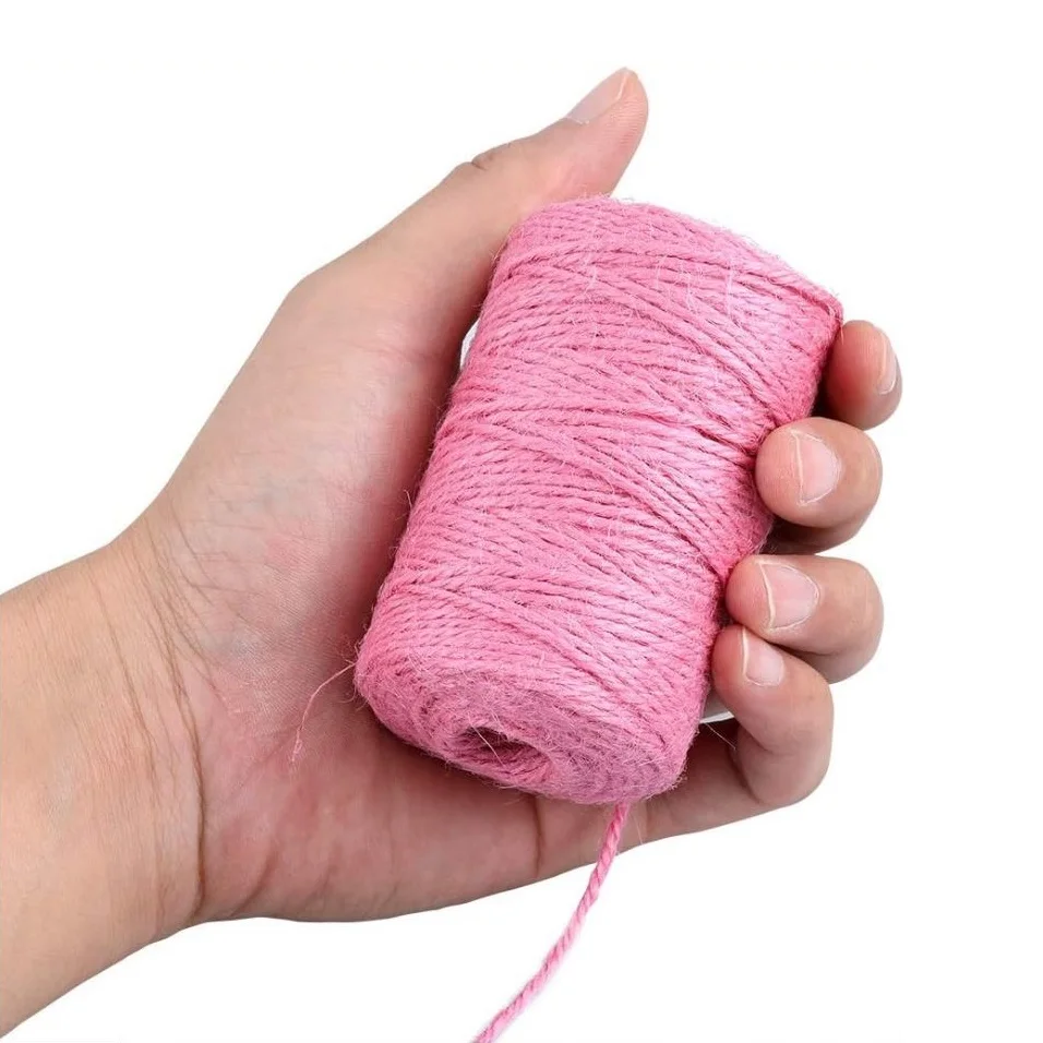 Jute Fiber Wholesale Cheap Price Jute Yarn From Bangladesh Natural High Quality Custom Color OEM Supply Supported Export 2024