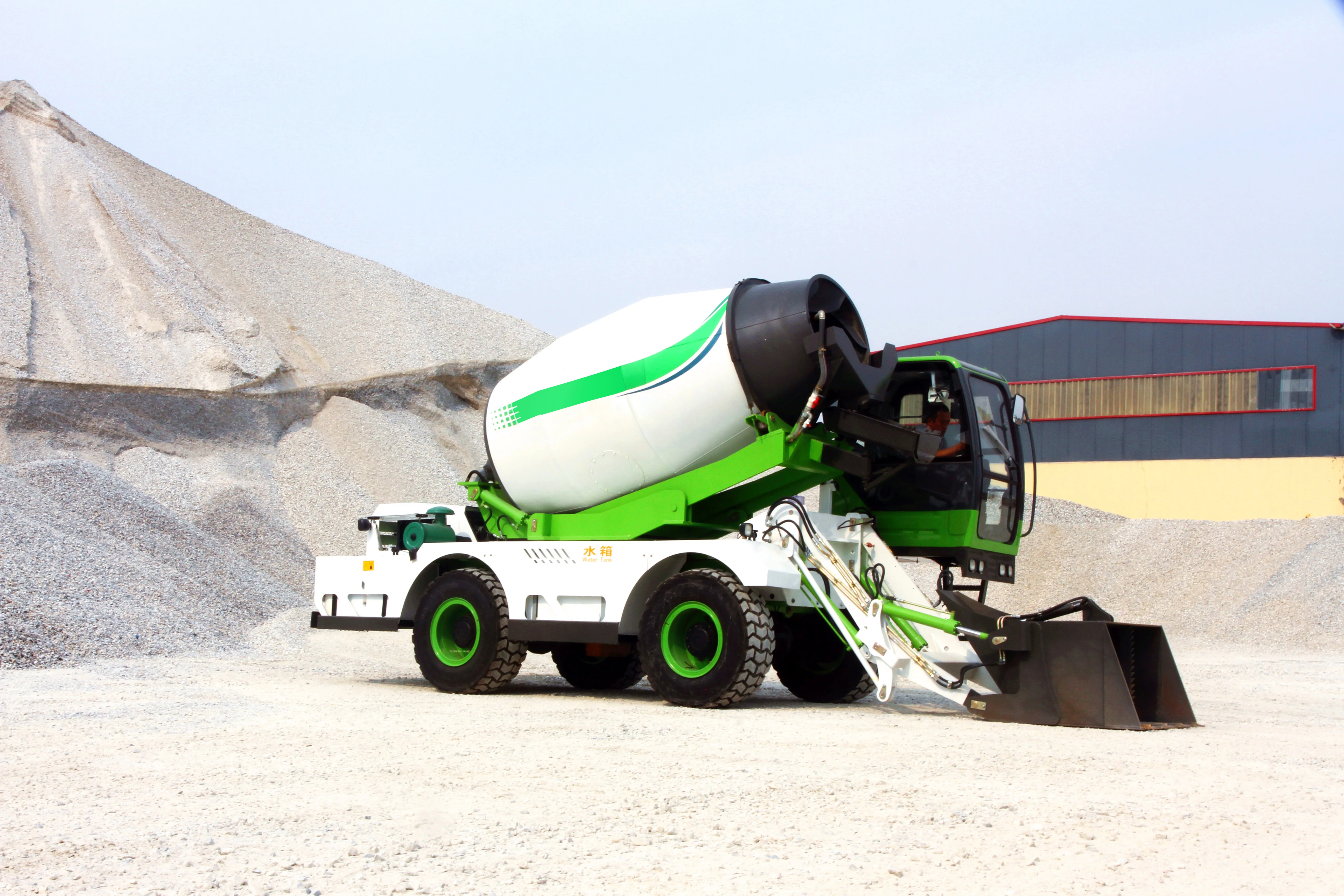 Most Popular HUAYA 2 Cbm Concrete 3 M3 270 Degree tank Rotating 6.5 M3 Self-loading Concrete Mixer Truck With EPA/attachments