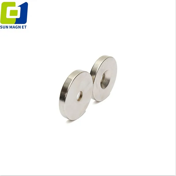Drum Magnetic Separator Magnet Disk N52 Magnet Neodymium Countersink