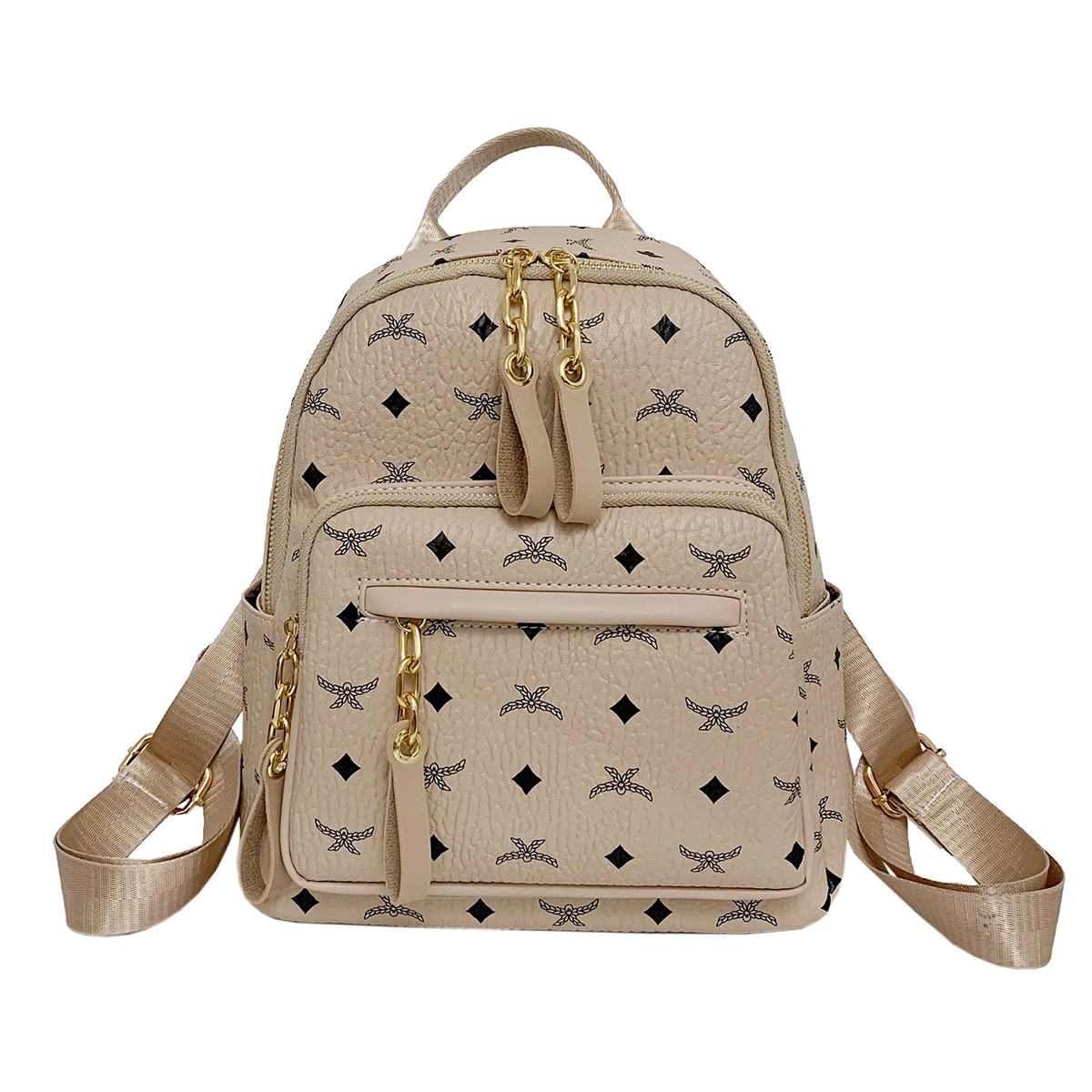 European Vintage  Ethnic Leather Waterproof Printed Backpack Women  New Design Crossbody Bags for Women Female