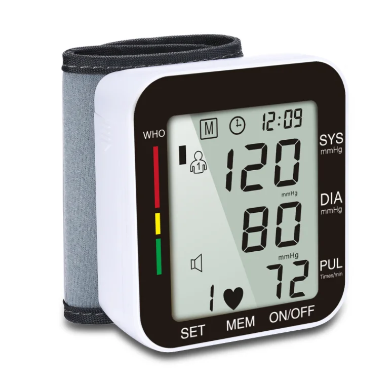The latest digital wrist sphygmomanometer pulse rate heart rate meter instrument medical equipment sphygmomanometer