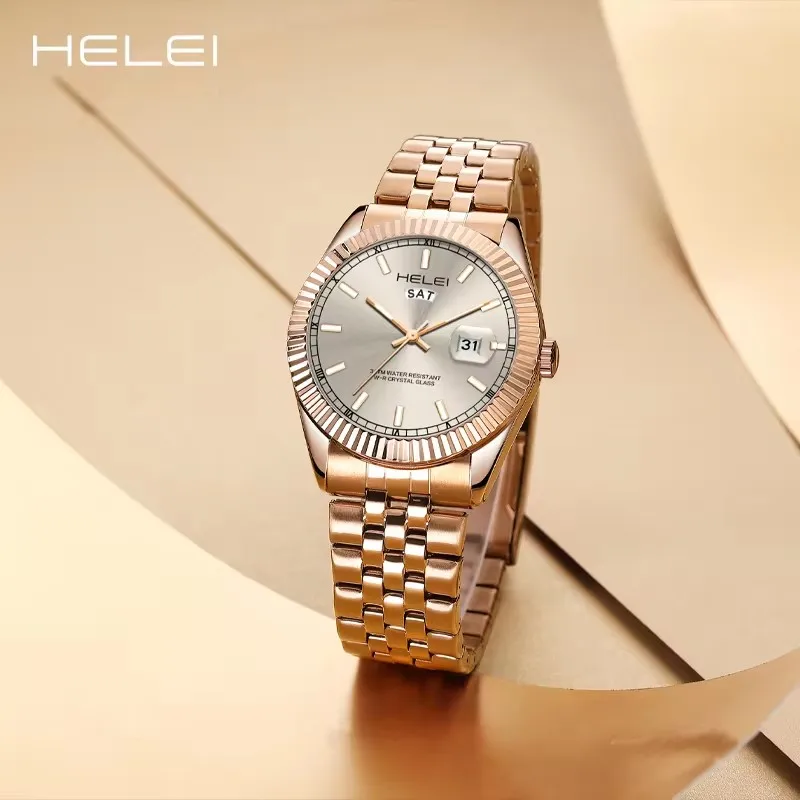H9032A-G 9032 модные кварцевые часы из нержавеющей стали