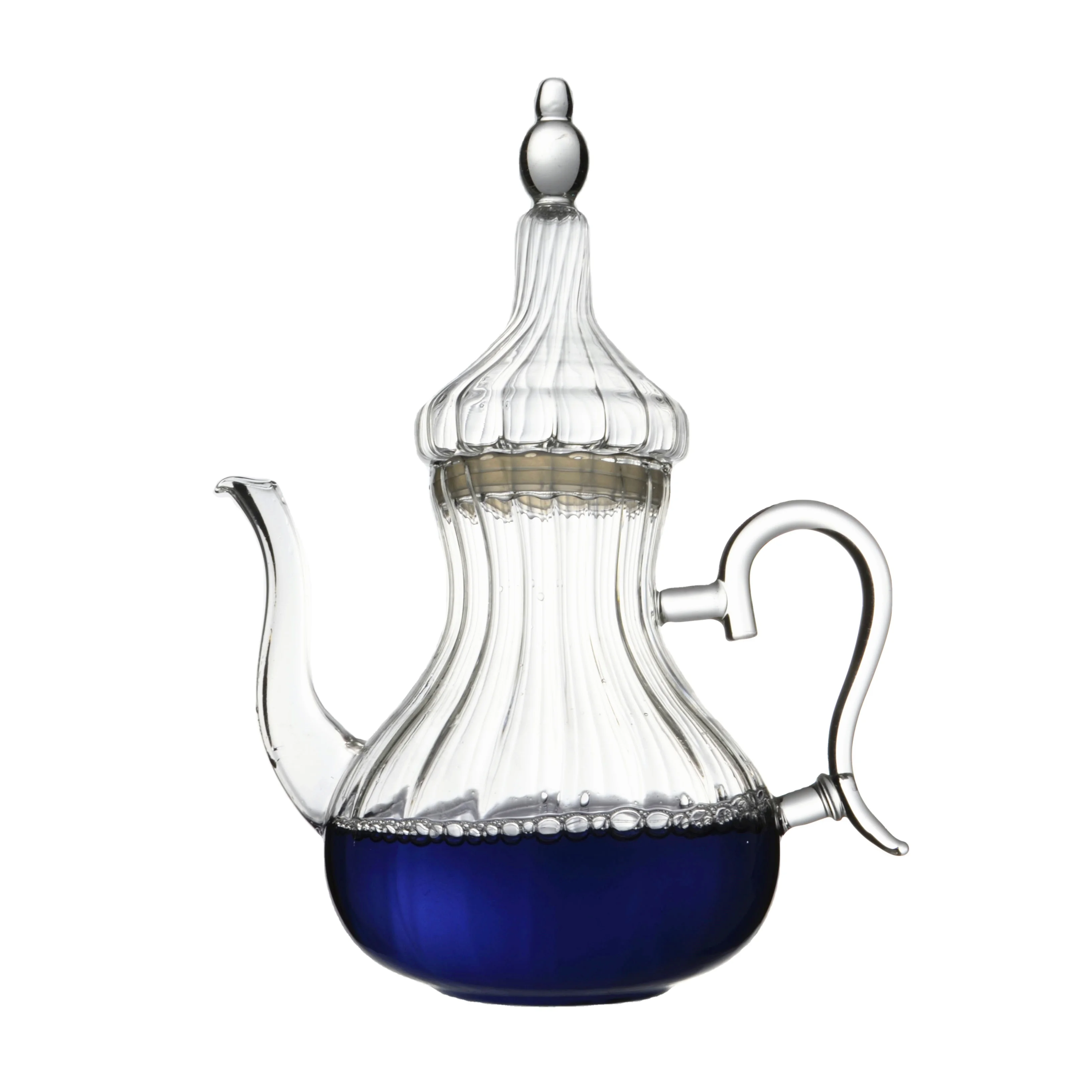 Новый дизайн, приятный стеклянный чайник из пирекс DB1101 с ручкой