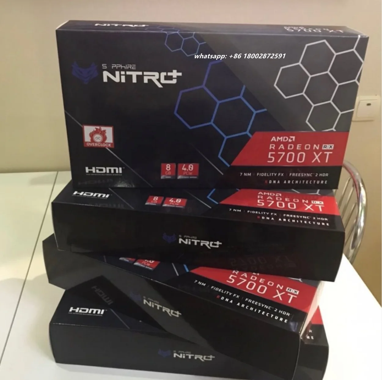 Brand new graphics card xfx 5700xt GPU 256bit pradeon 8gb video card gaming sapphire 5700xt GDDR6 msi