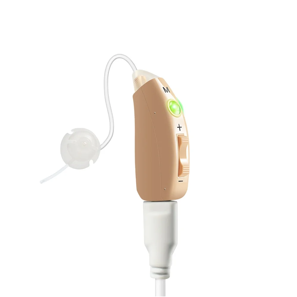 BTE Rechargeable Ear Device Sound Amplifier Wireless Headphone for Deaf